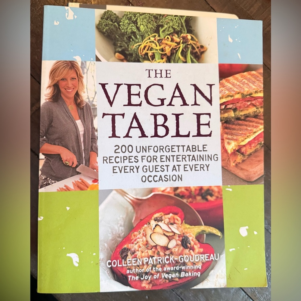 The Vegan Table by - Vibrant Green Cover